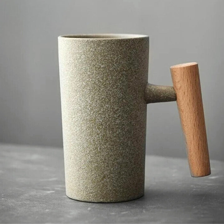 Nordic Ceramic Earth-Tone Mug