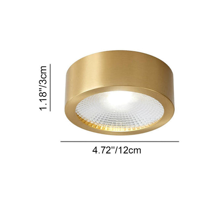 Slim Copper Ceiling Disc
