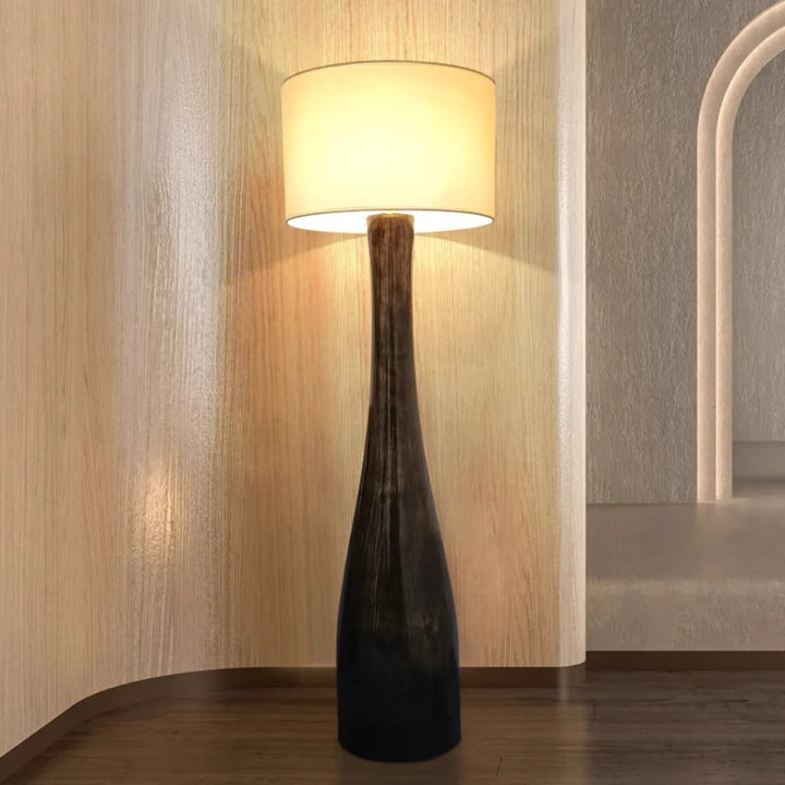Sculptural Resin Mushroom Lamp front view