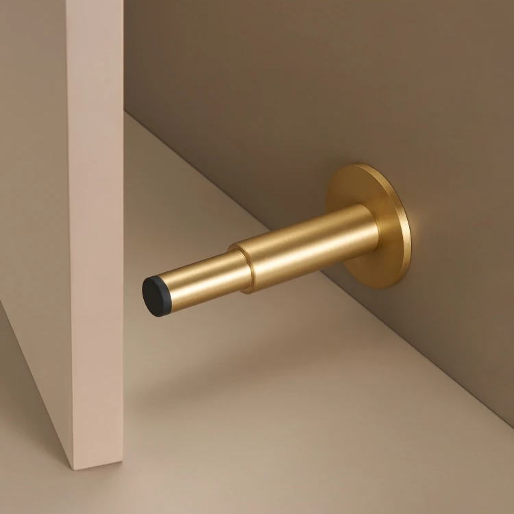 Minimalist Brass Door Stopper product photo