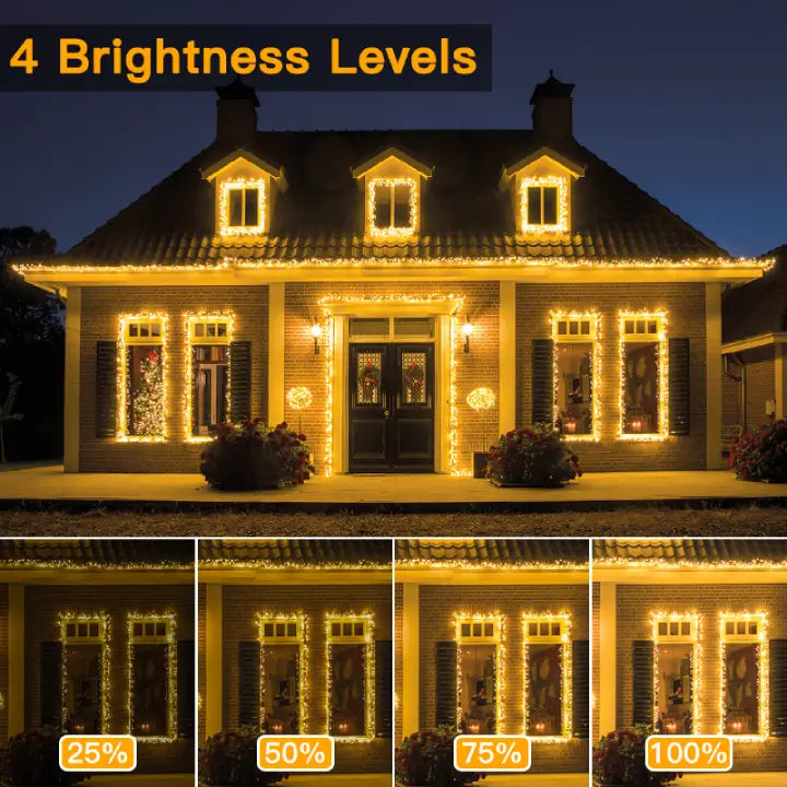 LED Cluster Lights brightness levels