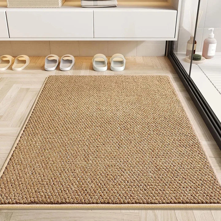 Ultra Absorbent Geometric Door Mat - Indoor Outdoor Entrance Rug for Home