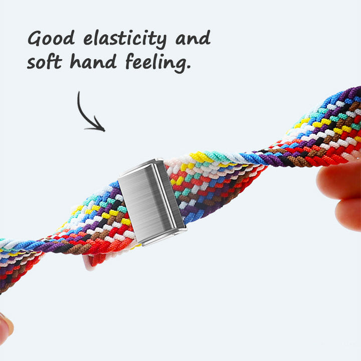 Blue Woven Nylon Watch Band size fit guide