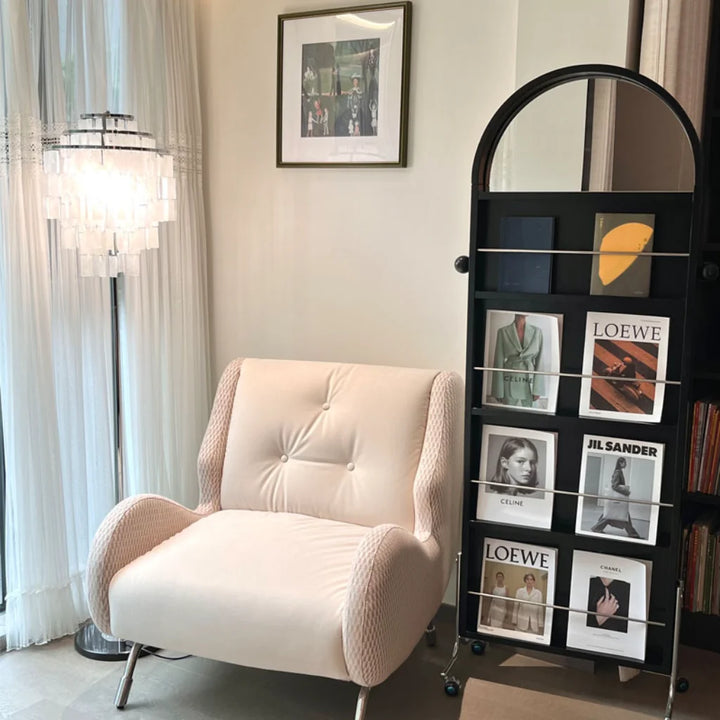Capiz Shell Floor Lamp living room lifestyle