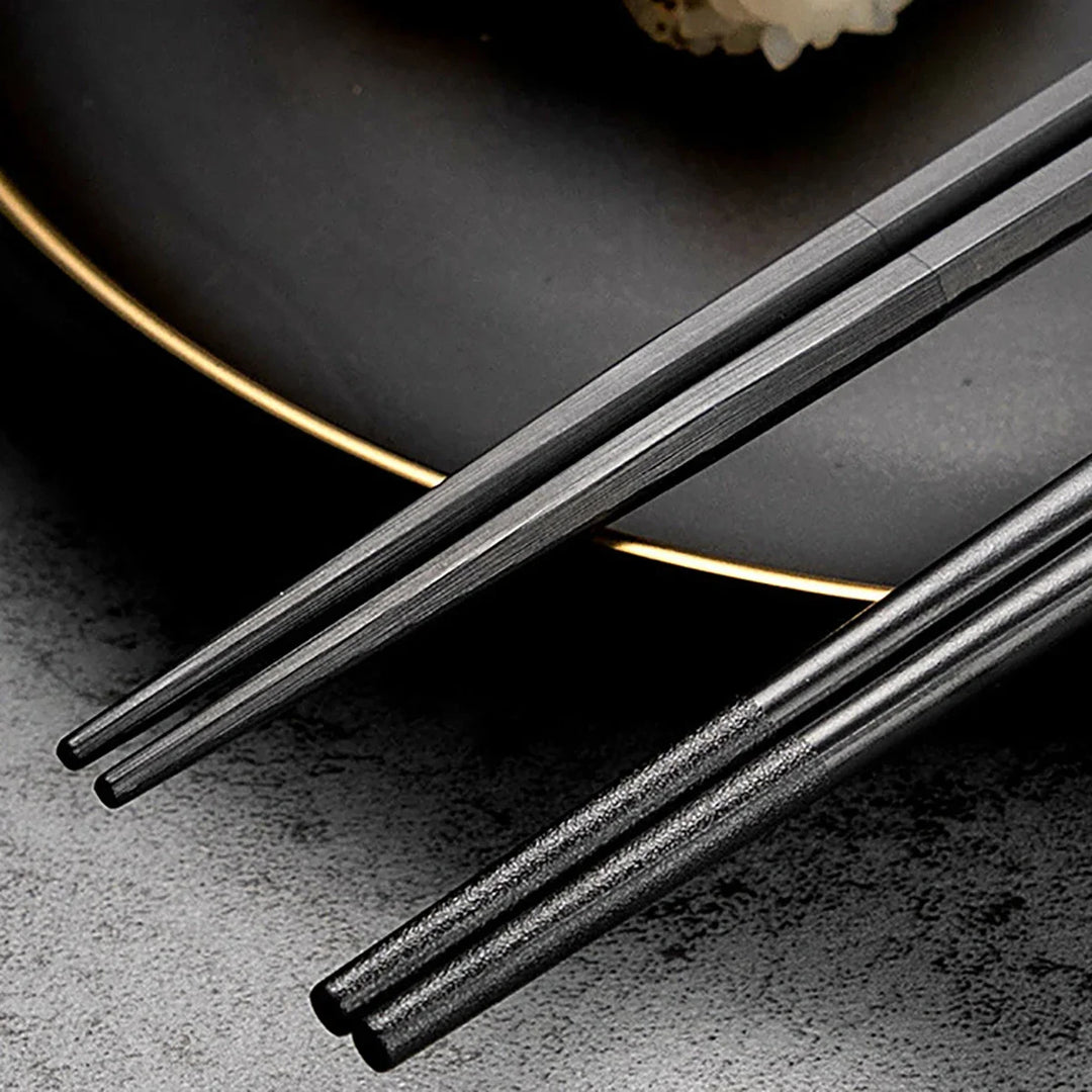 Elegant Metal Chopsticks Set