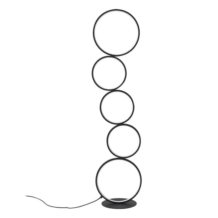 Ring-Design Floor Lamp white lamp body lifestyle
