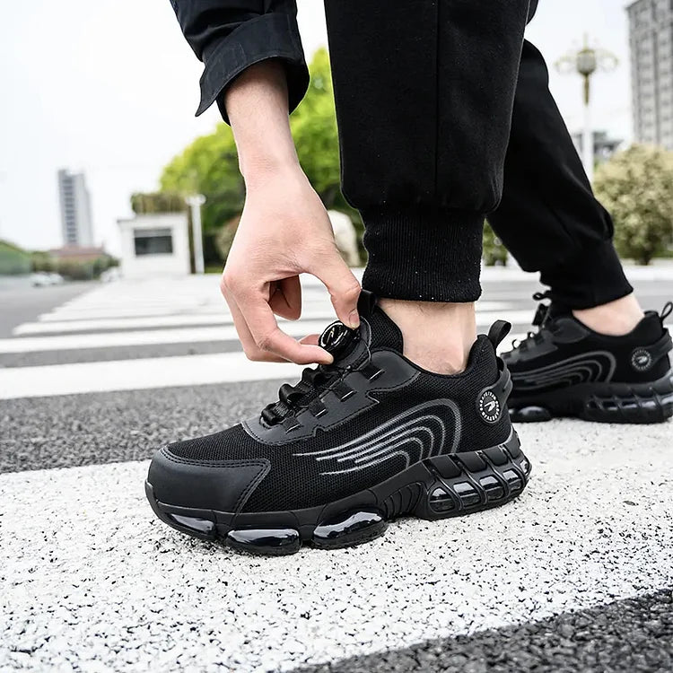 Reinforced-Toe Safety Shoes with Dial Closure