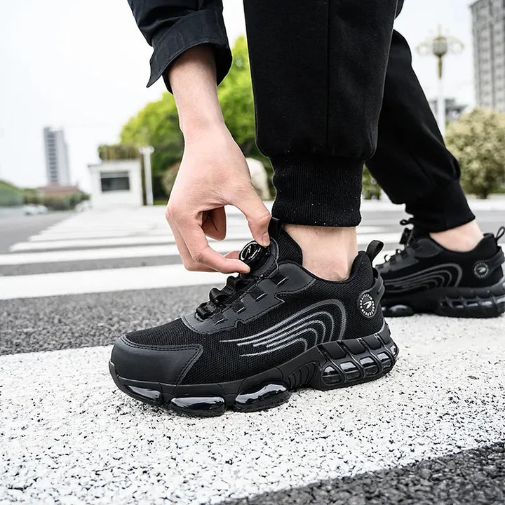 Reinforced-Toe Safety Shoes with Dial Closure