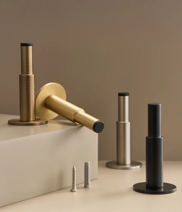 Minimalist Brass Door Stopper product photo