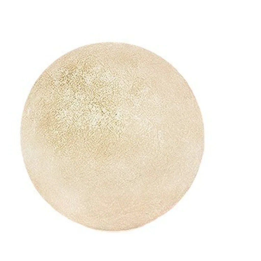 Sculptural Moon Resin Lamp alternate angle