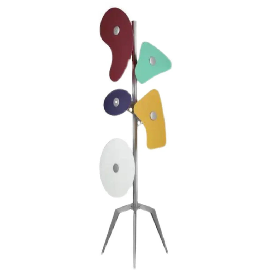Sculptural 5-Light LED Floor Lamp tripod base detail
