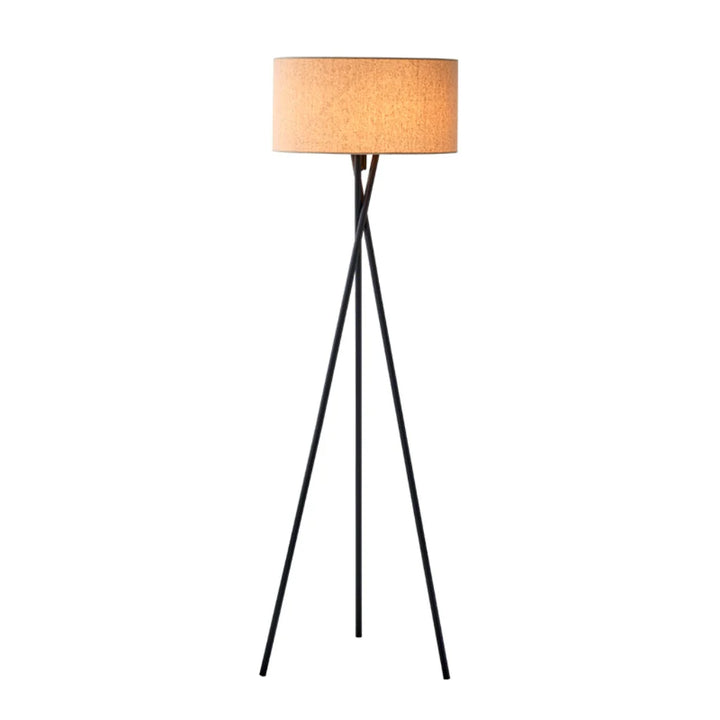 Tripod Fabric Shade Floor Lamp size dimensions