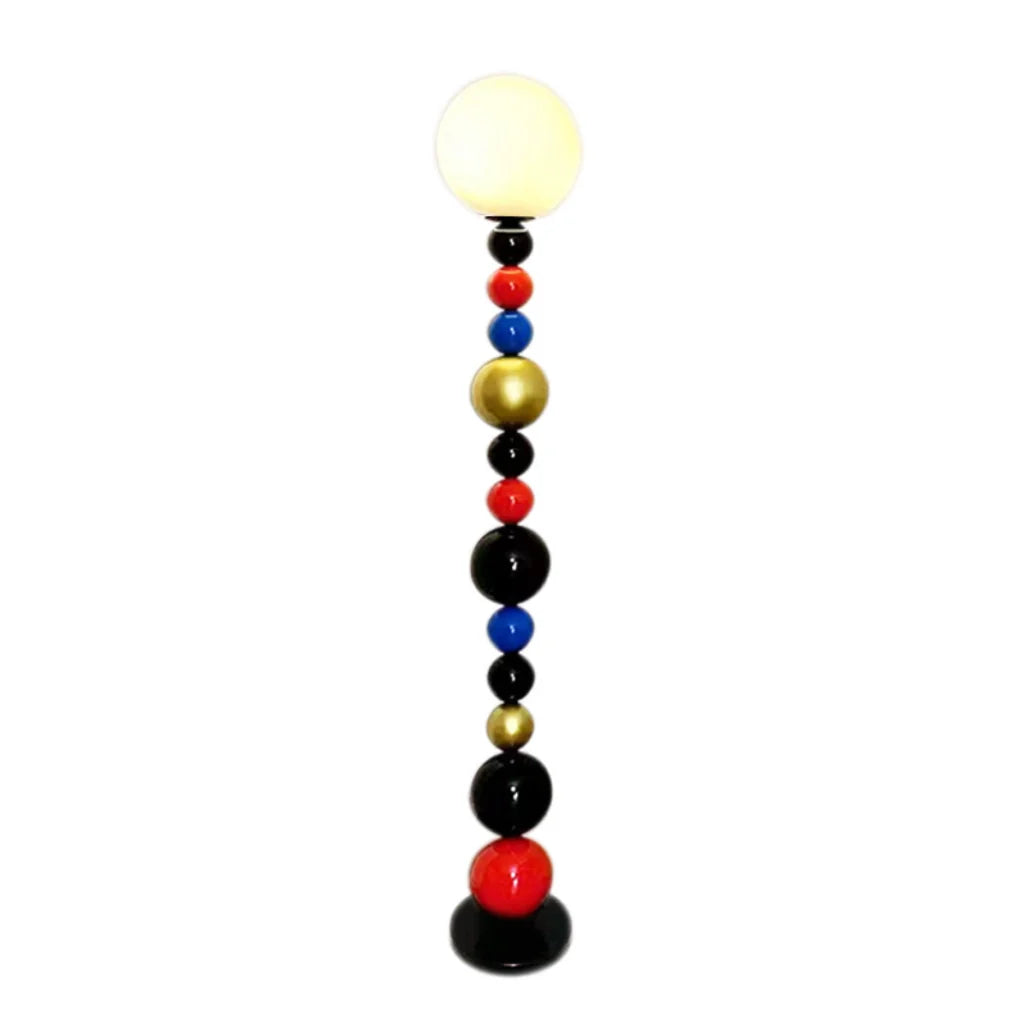 Stacked Glass Orb Floor Lamp orb detail