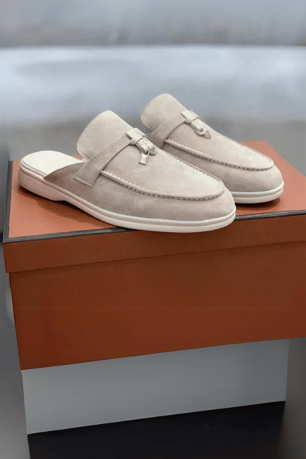 Cushioned Slip-On Loafers front view