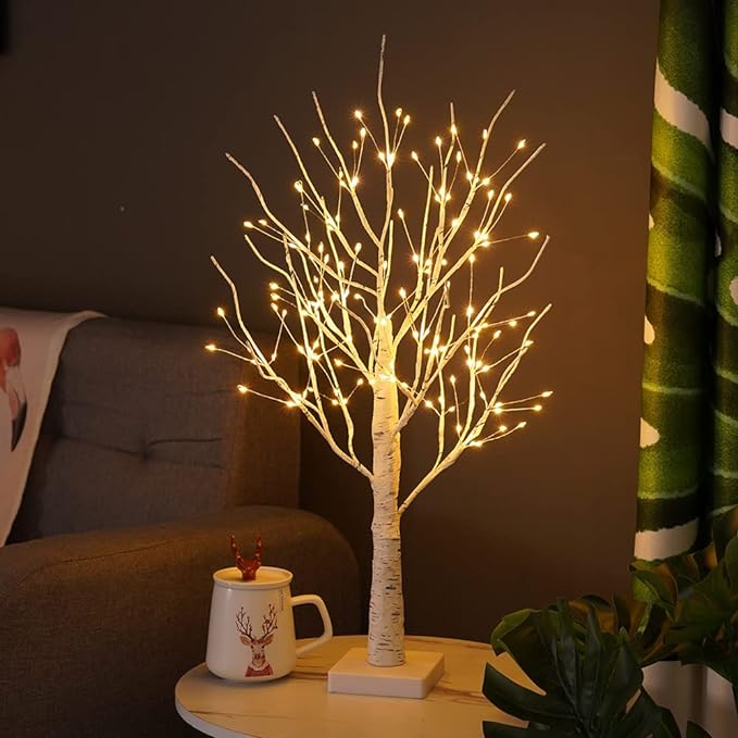Birchwood LED Branch Lamp bedroom lifestyle