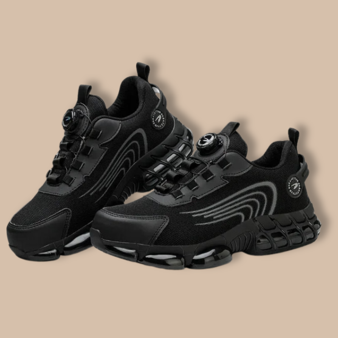 Reinforced-Toe Safety Shoes with Dial Closure