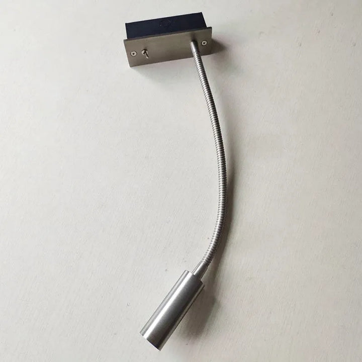 Gooseneck LED Wall Reading Lamp side view