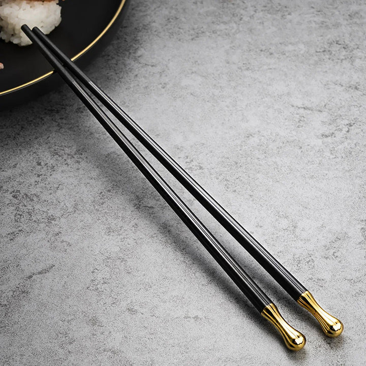 Elegant Metal Chopsticks Set