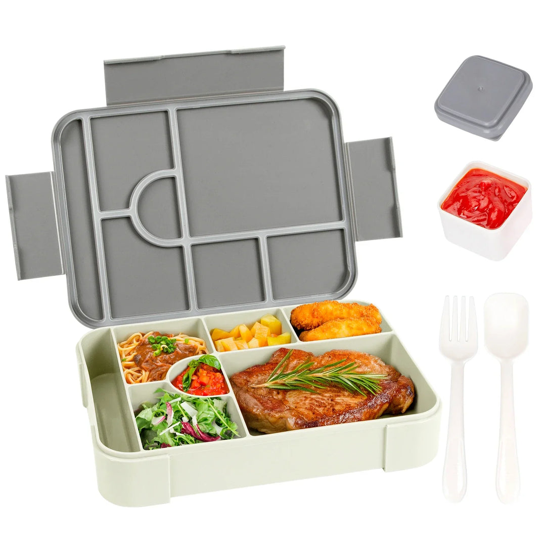 7-Compartment Bento Box side view