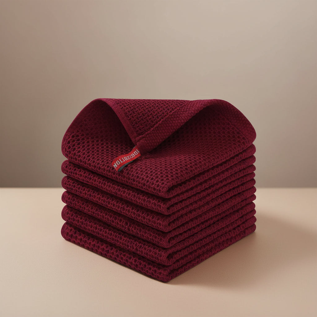 Cotton Honeycomb Dish Cloths size reference