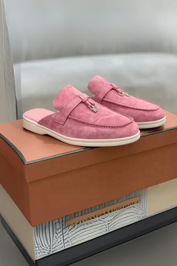 Cushioned Slip-On Loafers back view