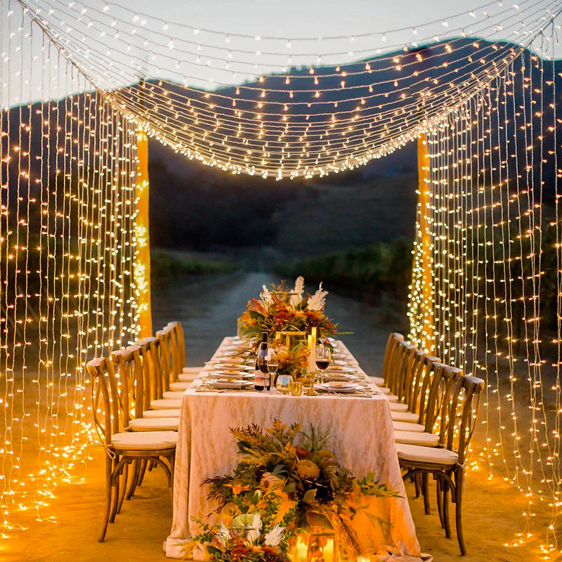 Warm White String Lights for wedding decor