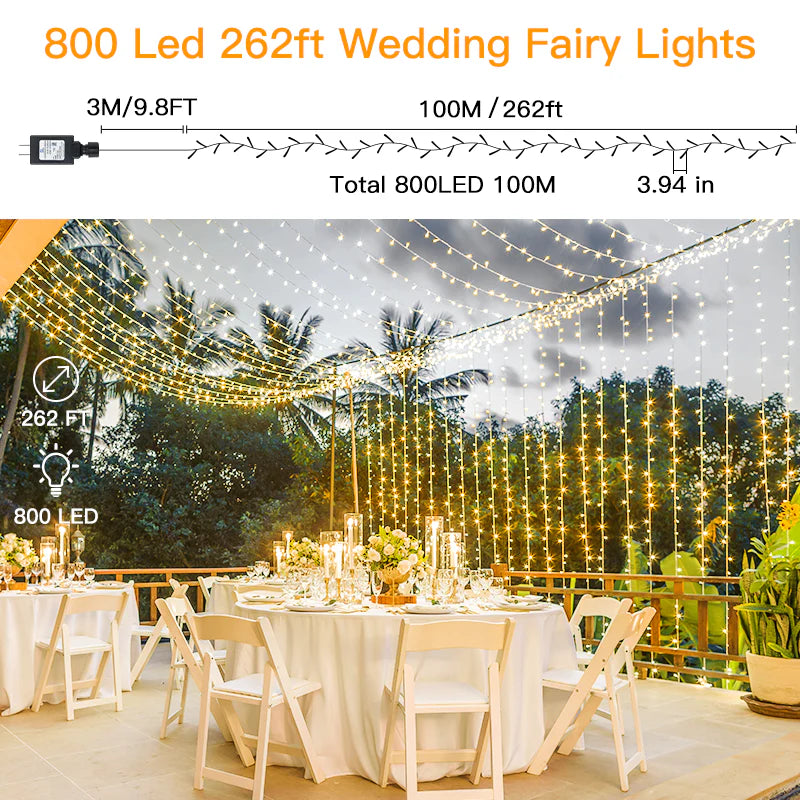 String Lights length and installation guide