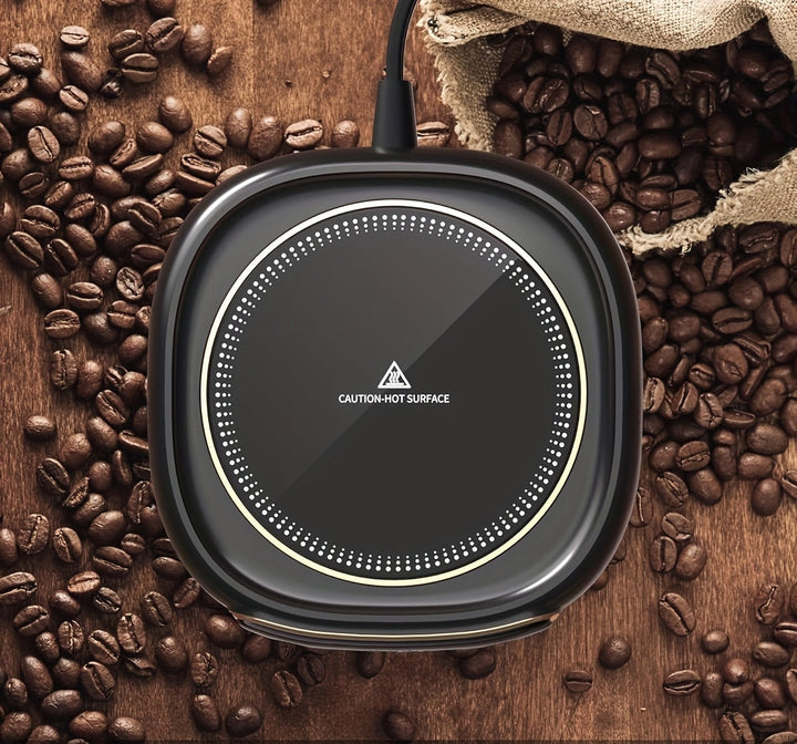 USB Smart Coffee Warmer Pad, Auto Safety Timer for Hot Beverages