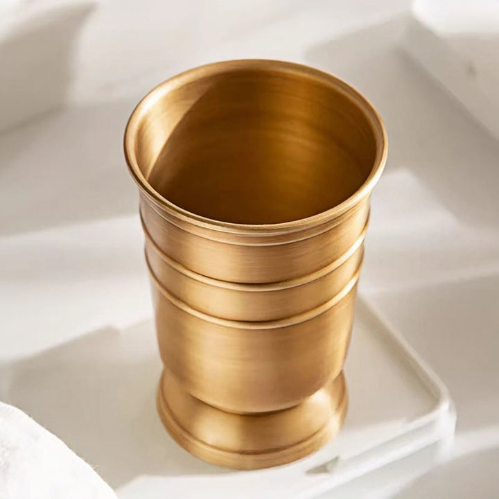 Brass Bathroom Accessory Set shower gel bottle