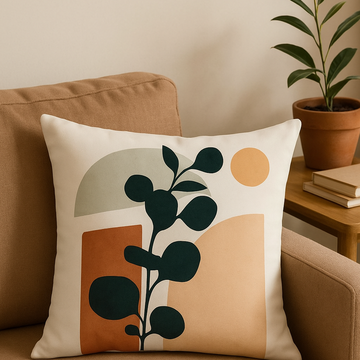 Abstract Polyester Cushion Cover 1