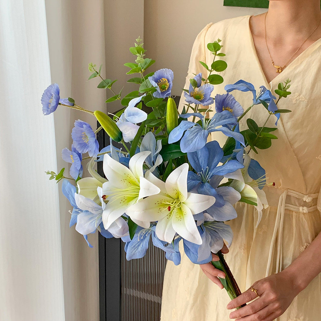 Airy Silk Flower Bouquet 1