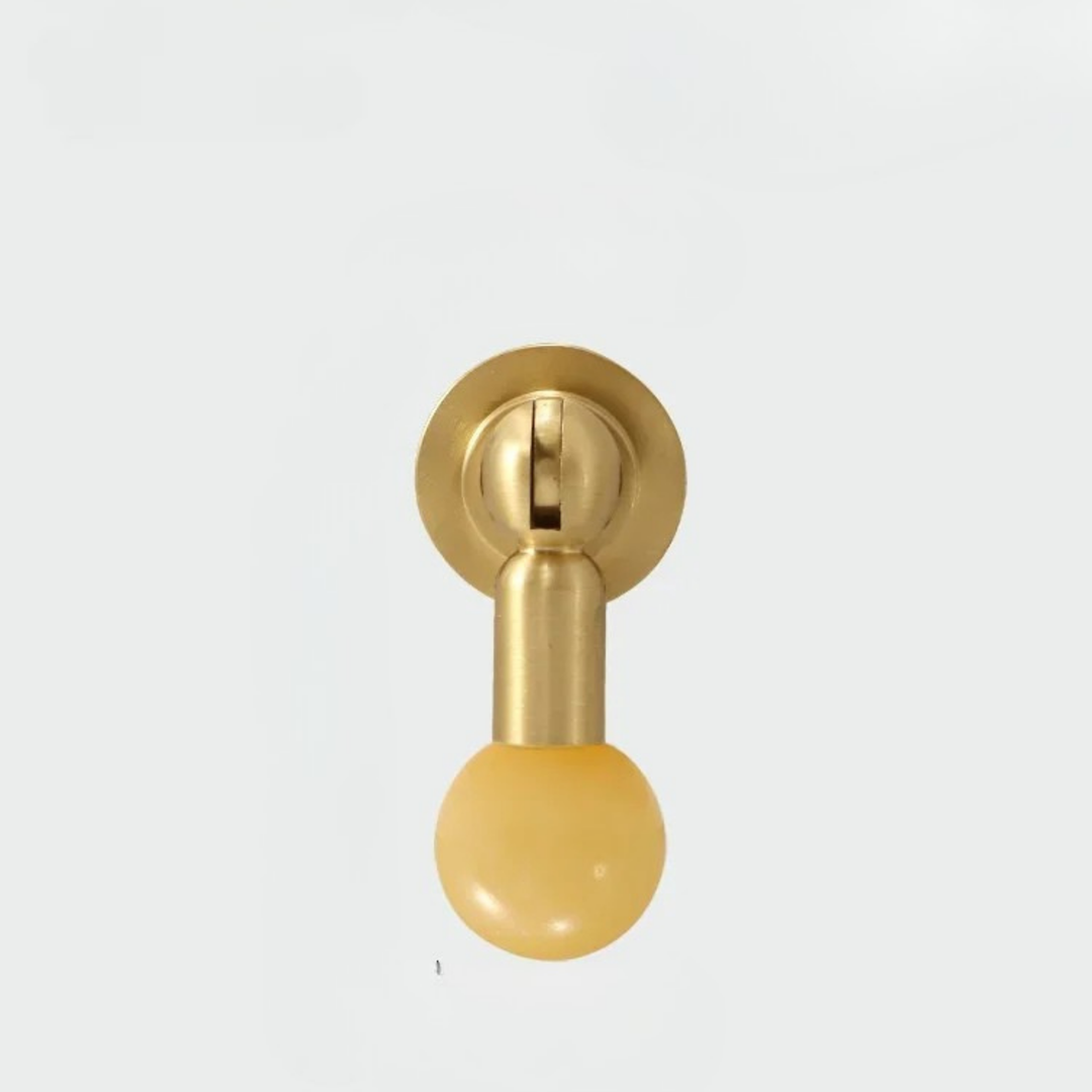Amber Crystal Cabinet Knob 0