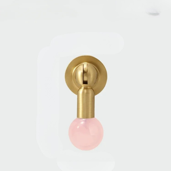 Amber Crystal Cabinet Knob 12
