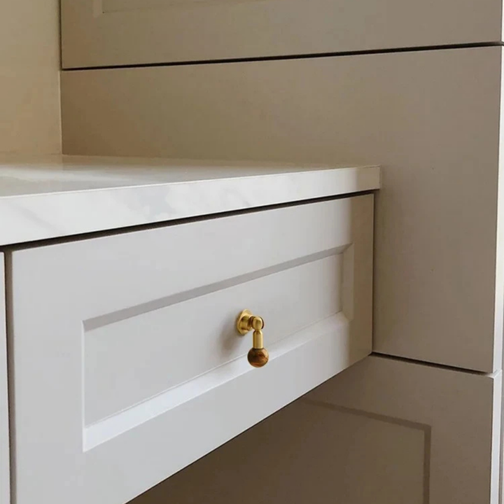 Amber Crystal Cabinet Knob 4