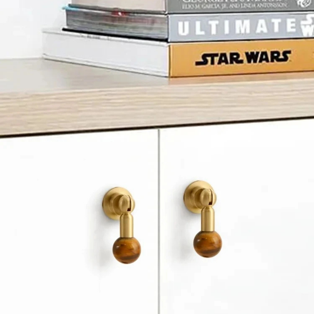 Amber Crystal Cabinet Knob 5