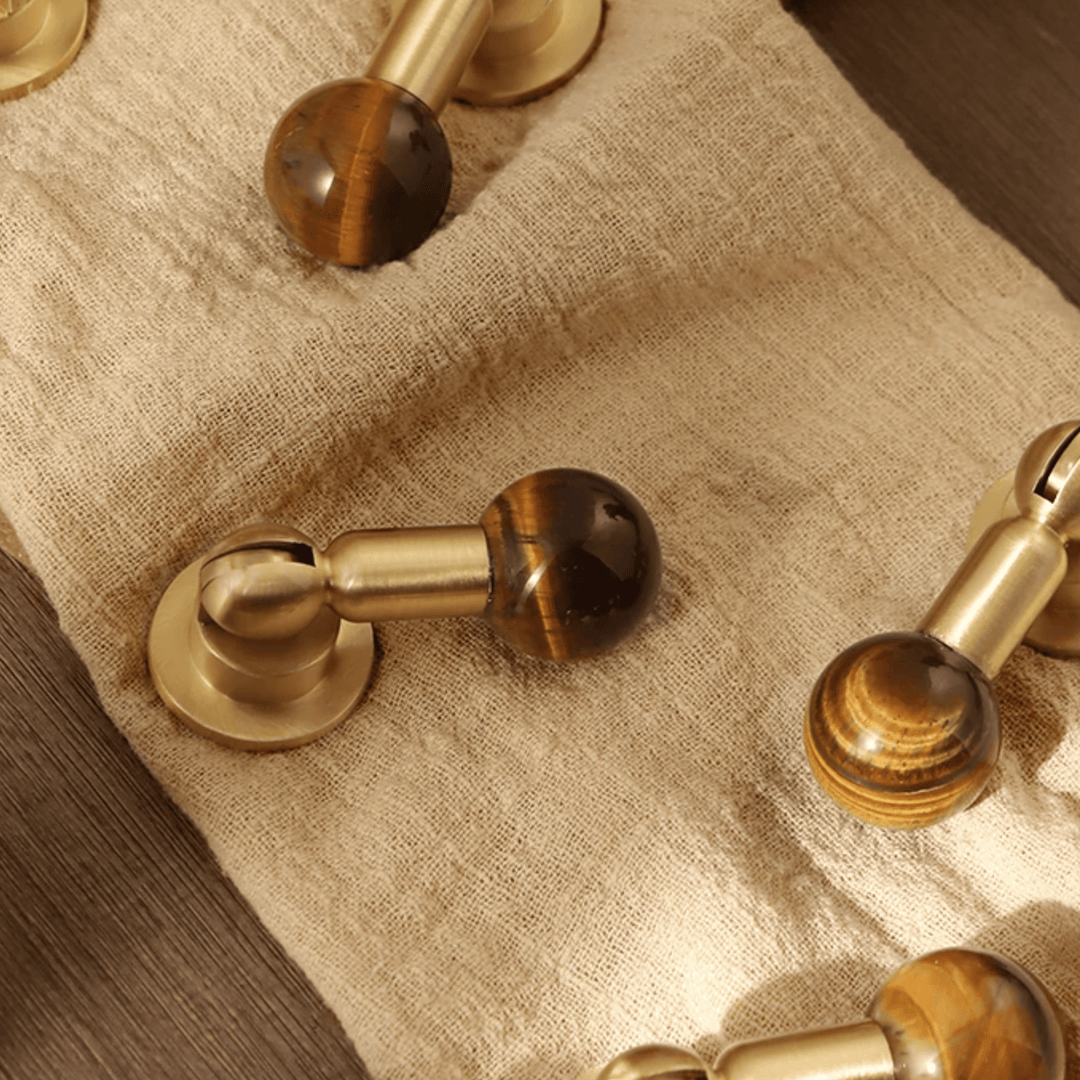 Amber Crystal Cabinet Knob 6