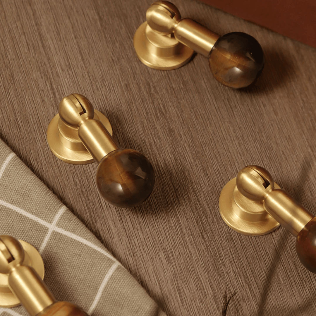 Amber Crystal Cabinet Knob 7