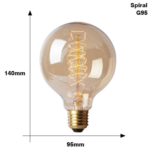 Ambient Brass Spiral Light Bulbs 6