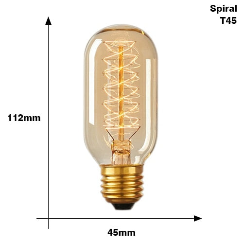 Ambient Brass Spiral Light Bulbs 8
