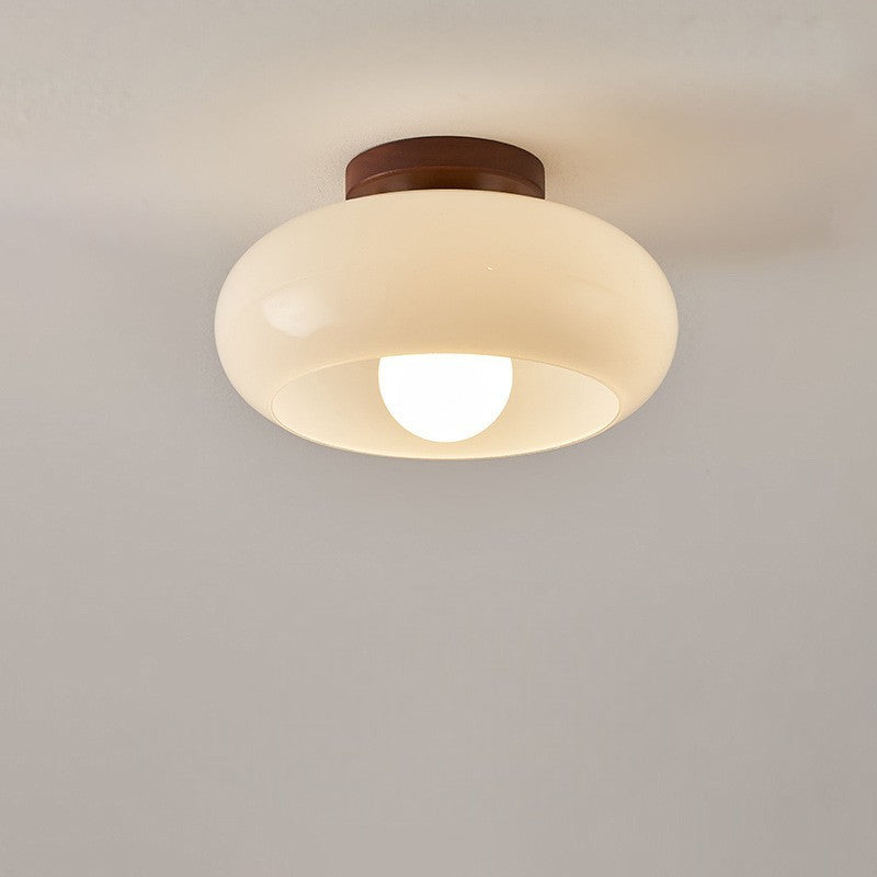Ambient Cream Glass Ceiling Light 0