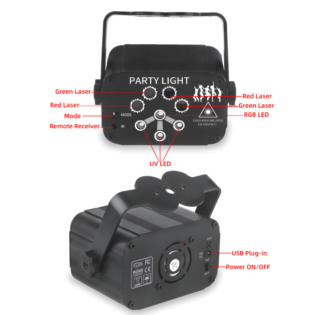 Ambient LED Disco Projector 5
