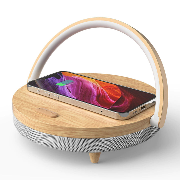 Ambient LED Lamp with Wireless Charger 0
