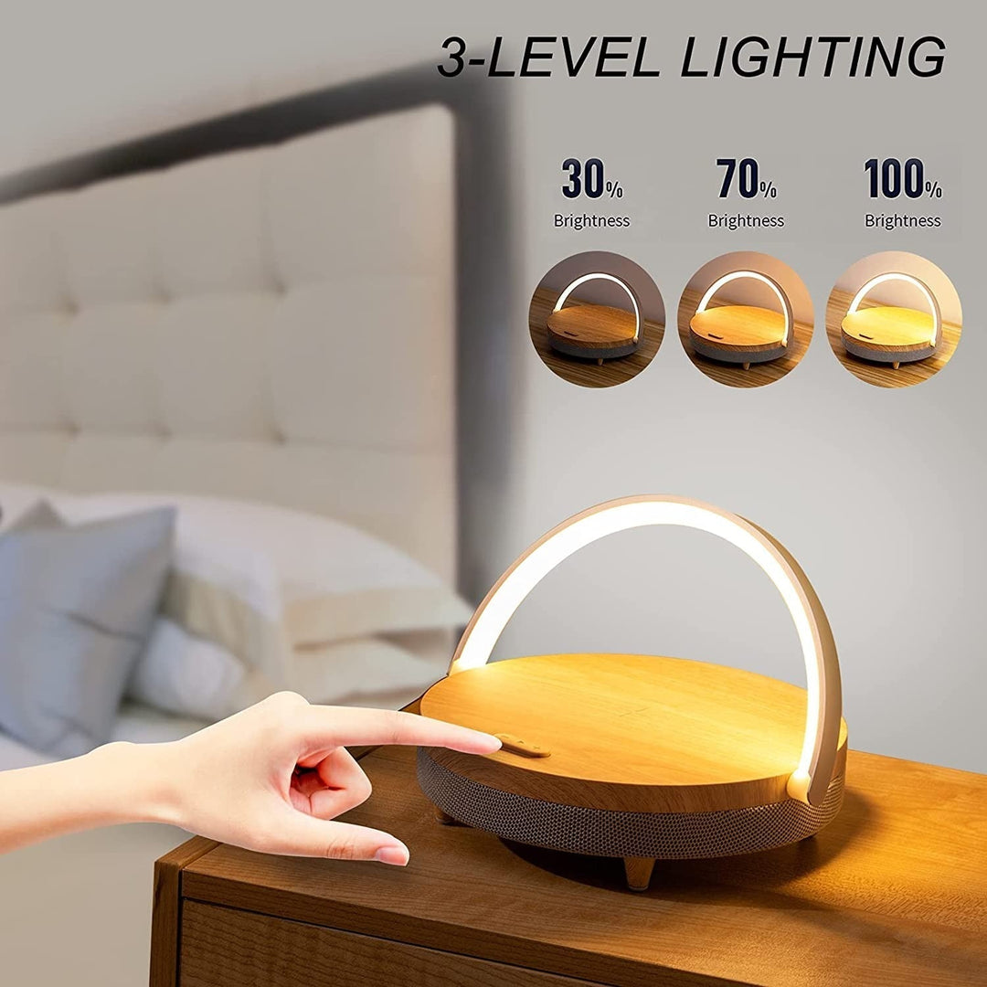 Ambient LED Lamp with Wireless Charger 1