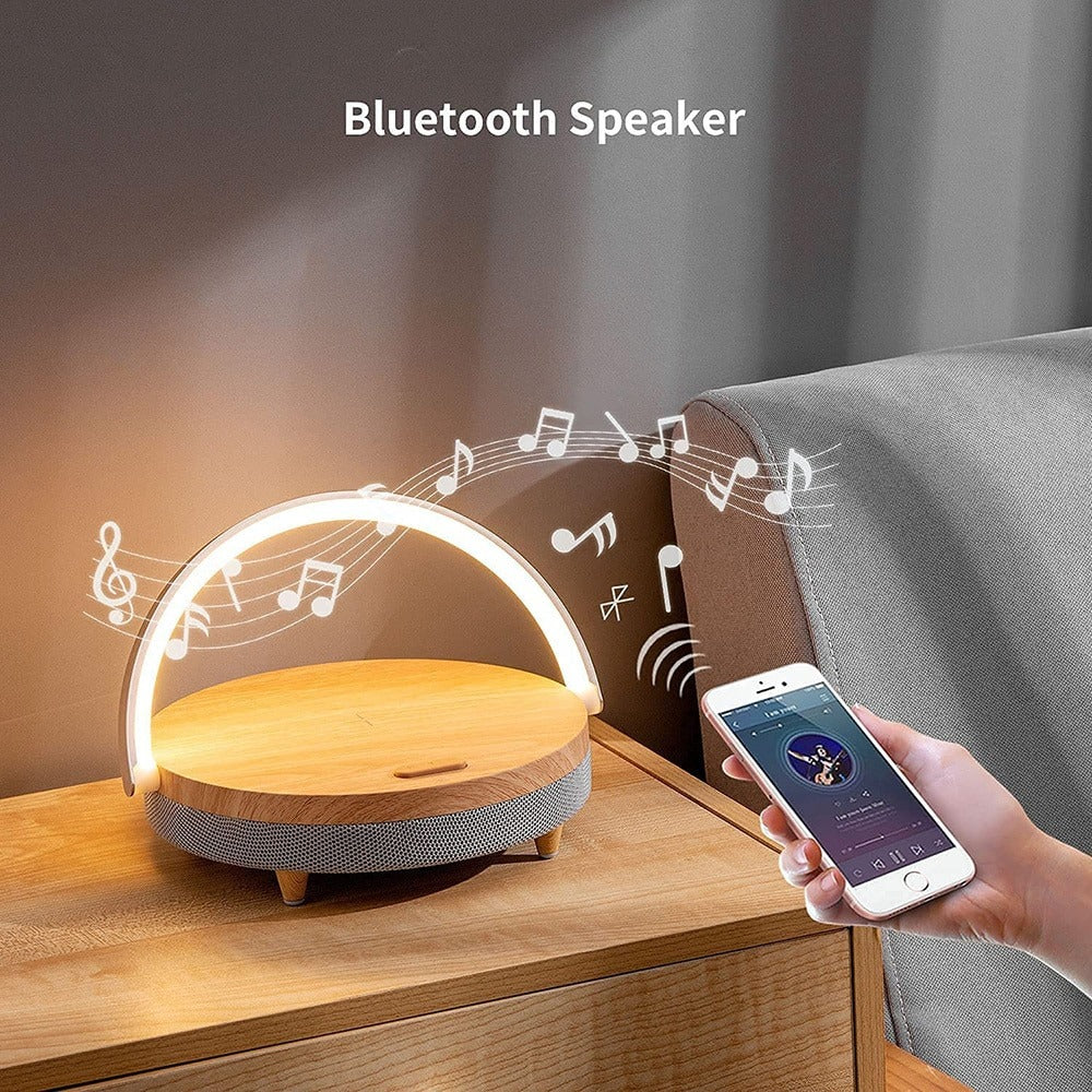 Ambient LED Lamp with Wireless Charger 2