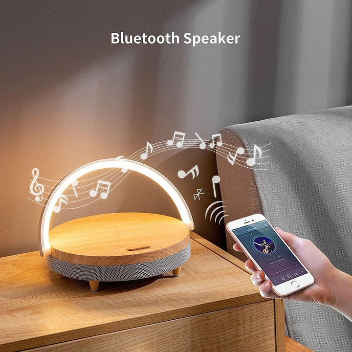 Ambient LED Lamp with Wireless Charger 2