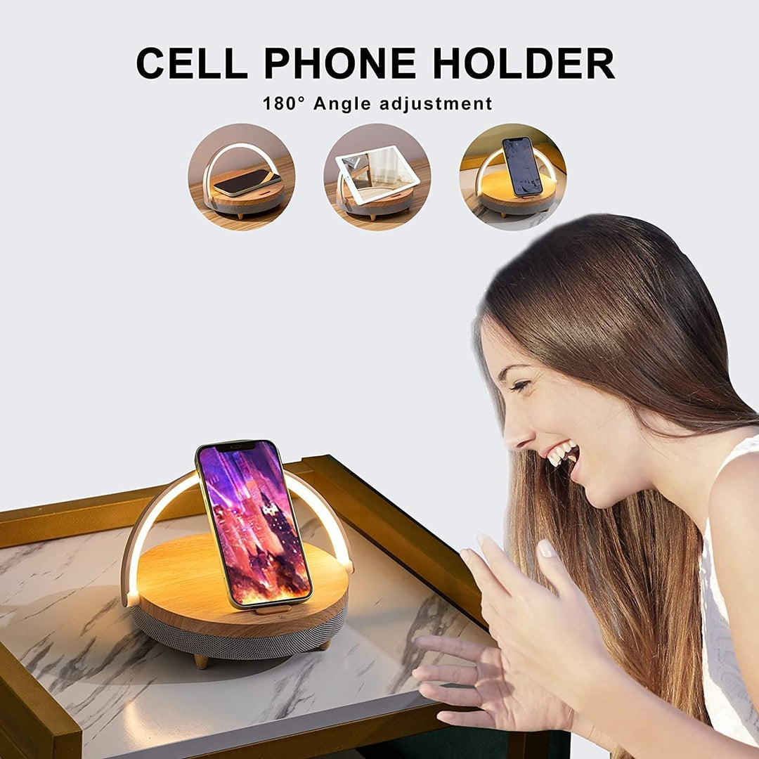 Ambient LED Lamp with Wireless Charger 3