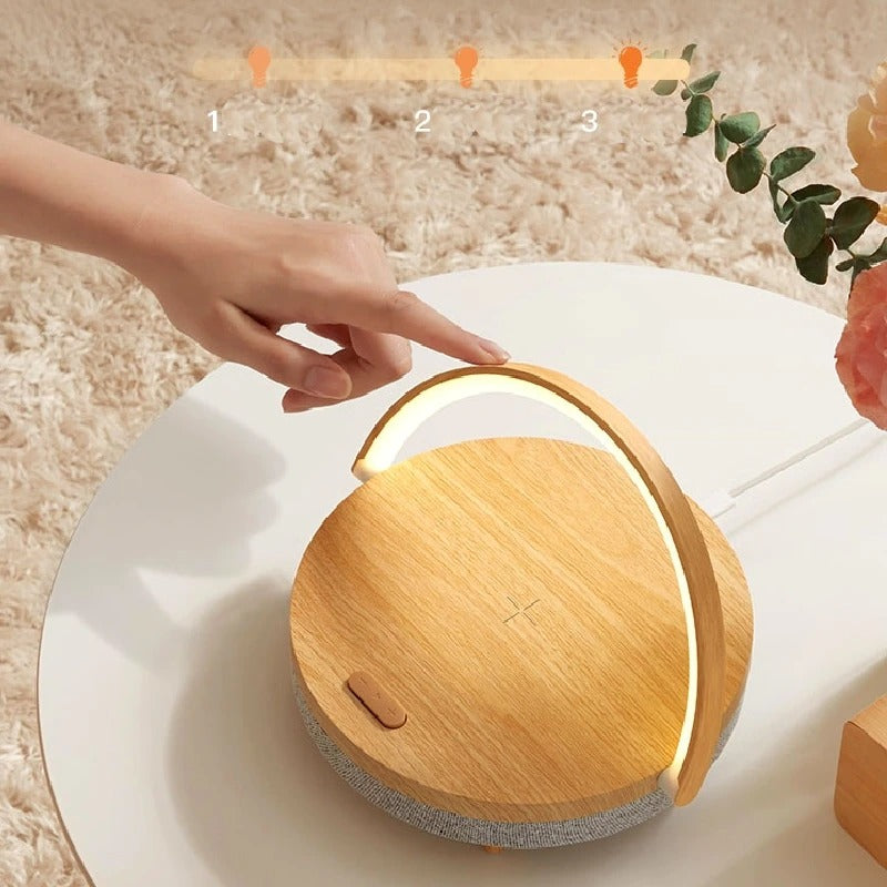 Ambient LED Lamp with Wireless Charger 5
