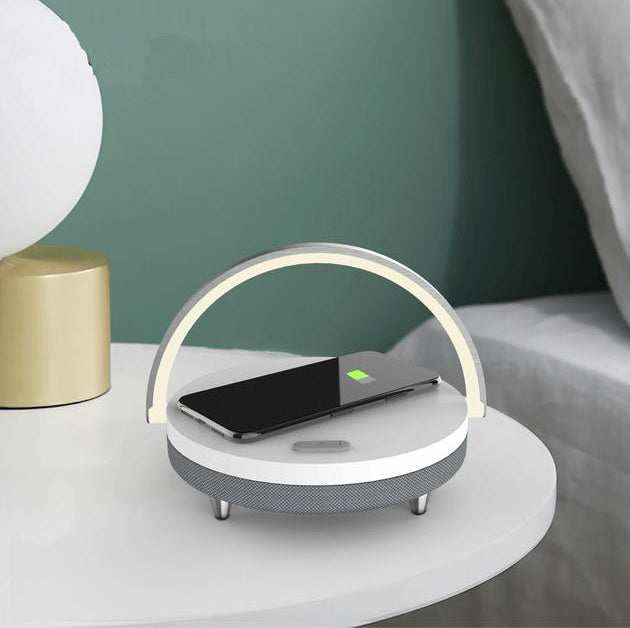 Ambient LED Lamp with Wireless Charger 6