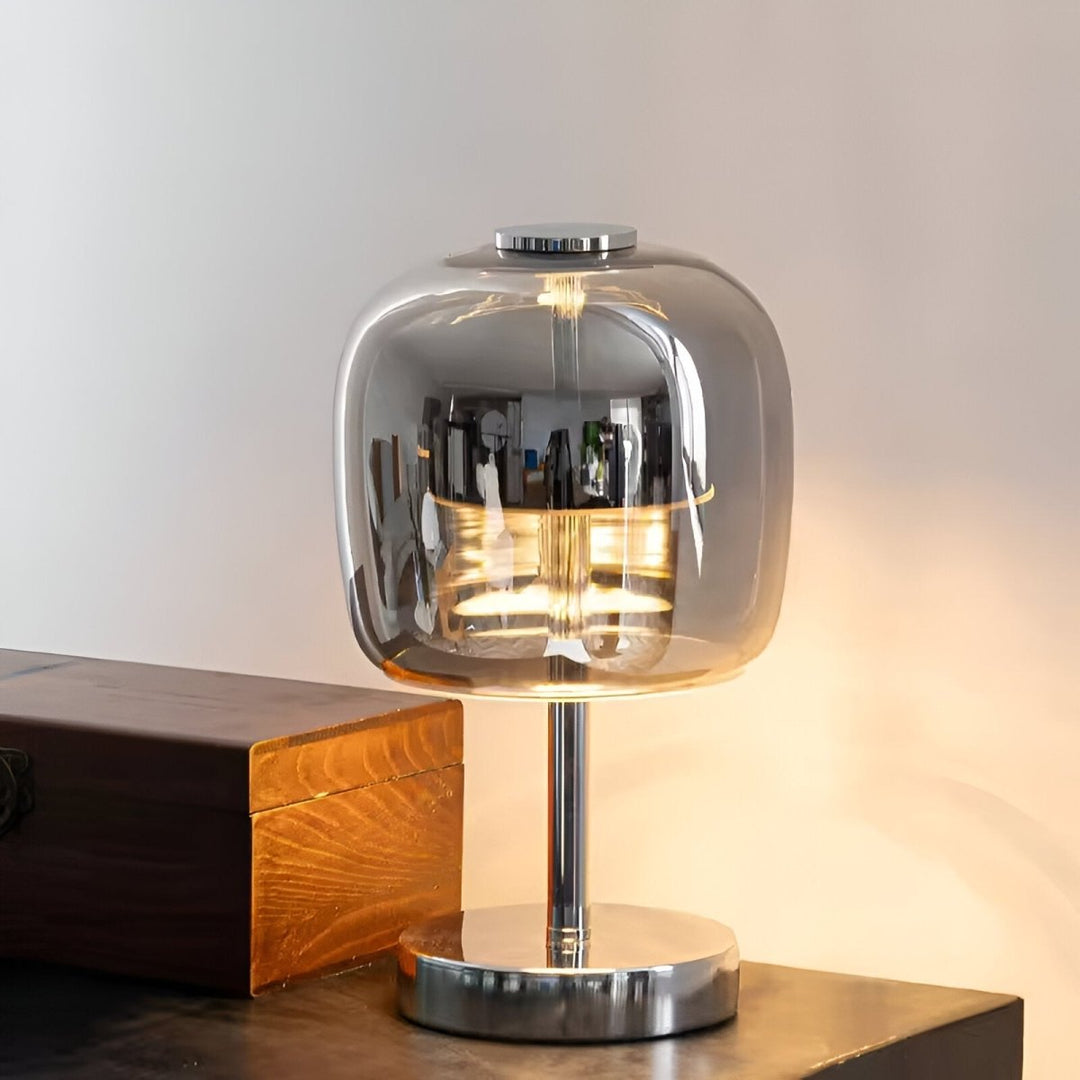 Ambient Smoked Glass Table Lamp 1