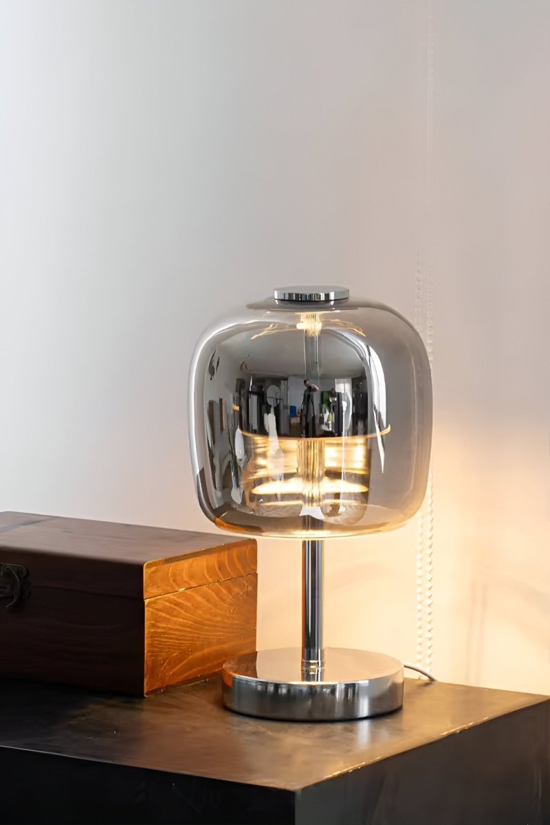 Ambient Smoked Glass Table Lamp 3